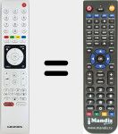 Replacement remote control for TS5 NETFLIX (759551840000)