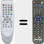 Replacement remote control for M362 (35884520)