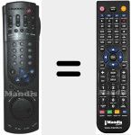 Replacement remote control for RP540F (759880107400)