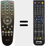 Replacement remote control for RC-YC1 (720117145600)