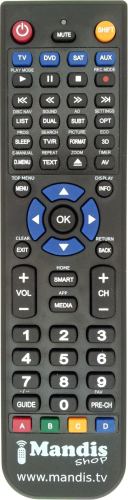 Replacement Remote Control for TV Hyundai  HLH22840