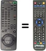 Gleichwertige Fernbedienung Sony SLV-E 710 VP