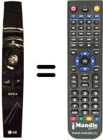 Gleichwertige Fernbedienung LG 47LX9500