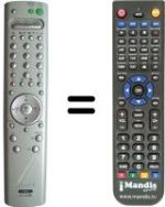 Replacement remote control Sony KV-28FQ70U