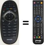 Gleichwertige Fernbedienung Philips 32PFL7406M