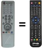 Replacement remote control Samsung LE26A41BX/XEC