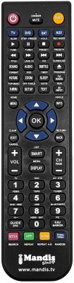 Replacement remote control KIREY RM-7 A