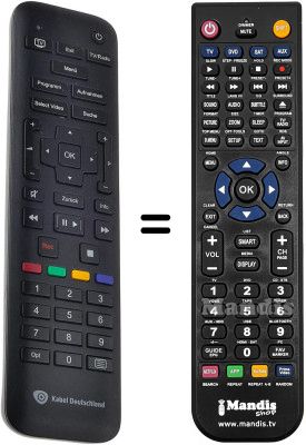 Replacement remote control RC2634201-01B