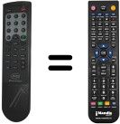 Gleichwertige Fernbedienung Pace MSS 238