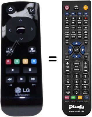 Replacement remote control AKB73355401 Replacement remote control AKB73355401