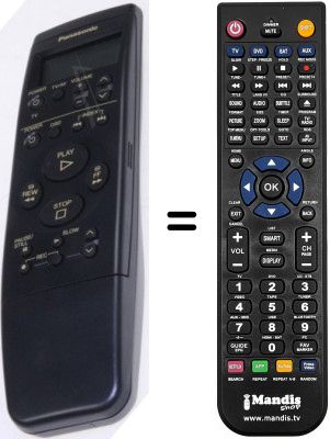 Replacement remote control Panasonic NV-SD460
