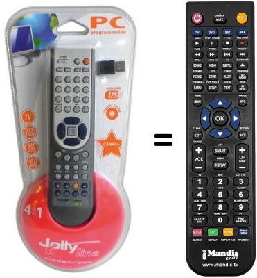 Gleichwertige Fernbedienung Trans Continents TR21900D