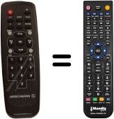 Replacement remote control HVS53545