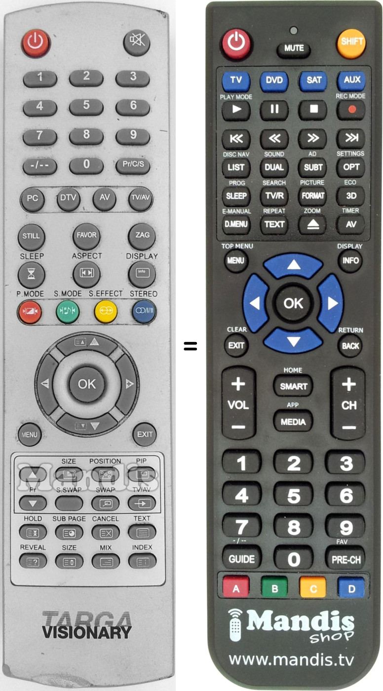 Replacement remote control LT3230