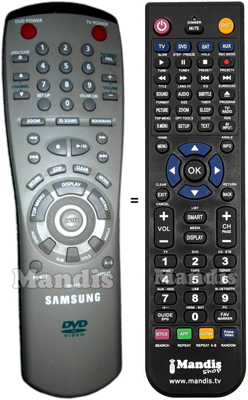 Gleichwertige Fernbedienung Samsung 10141T