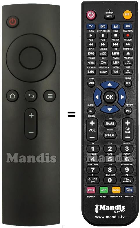 Replacement remote control Xiaomi Mi Box