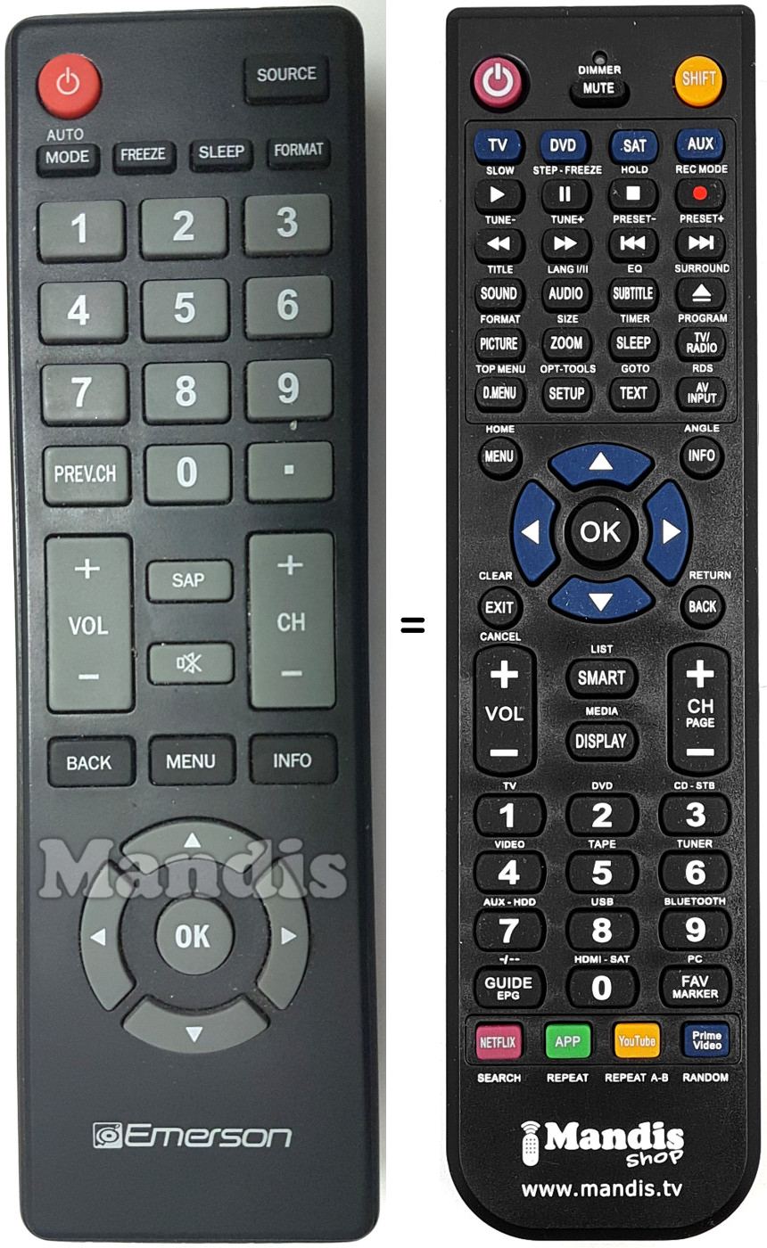 Replacement remote control EME002