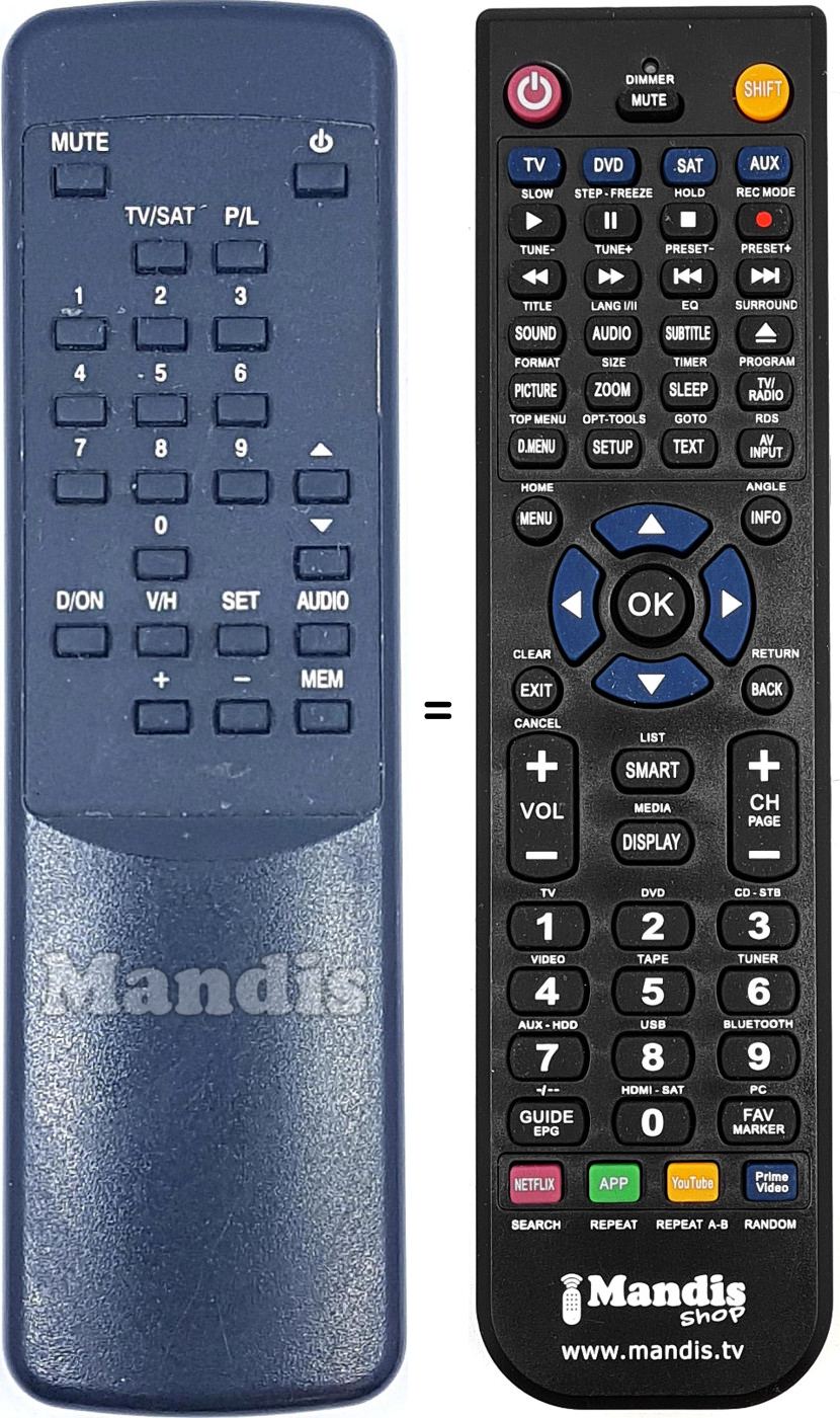 Replacement remote control REMCON1912
