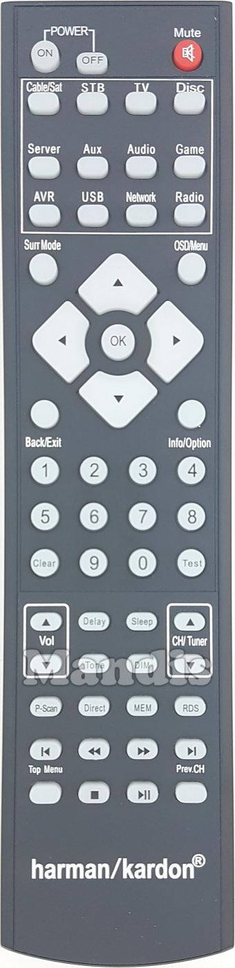 HARMAN KARDON AVR 170 original remote 