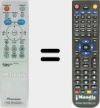 Replacement remote control for VXX3129