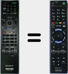 Original remote control RMT-TZ120E (149317611)