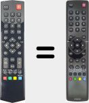 Originalfernbedienung RC 3000 E 02 (04TCLTEL0223)