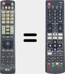 Universal remote control Universal TV LG