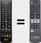 Universal remote control Universal TV LG
