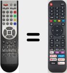 Universalfernbedienung Universal TV Hisense