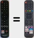 Universal remote control Universal TV Hisense