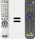 Replacement remote control for RMT-D157P (147772221)