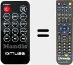 Replacement remote control for 1520 SBT