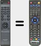 Ersatzfernbedienung für RC001HD (30701020300AM)