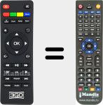 Replacement remote control for 3GO002