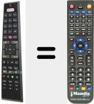 Replacement remote control for 7310F