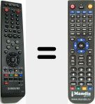 Replacement remote control for AK59-00062C