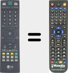 Ersatzfernbedienung für AKB33871414