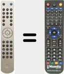 Replacement remote control for AZUR540R-V2