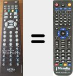 Ersatzfernbedienung f&uuml;r RCT-B11