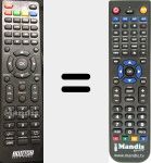 Replacement remote control for BSS5500U