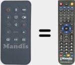 Replacement remote control for Cinema Base