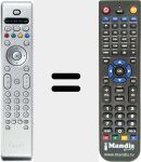 Ersatzfernbedienung f&uuml;r RC4339-01