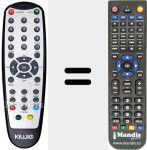Replacement remote control for REMCON333