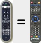 Replacement remote control for AM-43D (9CDM063907)