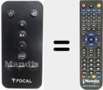 Replacement remote control for FOCAL001