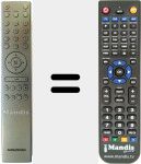 Replacement remote control for MS540 (759551757800)