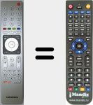 Replacement remote control for TS5-R5 NETFLIX (759551855900)