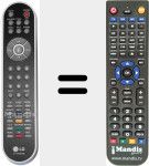 Ersatzfernbedienung f&uuml;r 6710T00003E