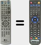 Replacement remote control for 6711R1P091J