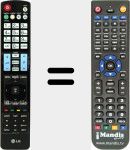 Ersatzfernbedienung f&uuml;r AKB72914005